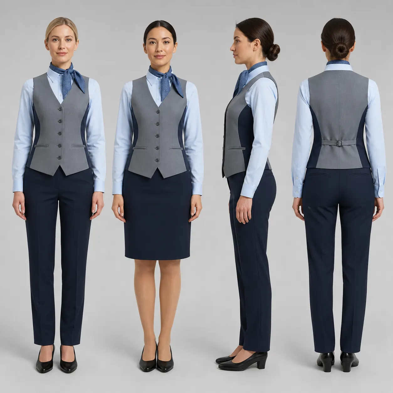 AV012 EIRA Guest Relations Waistcoat Set - 2