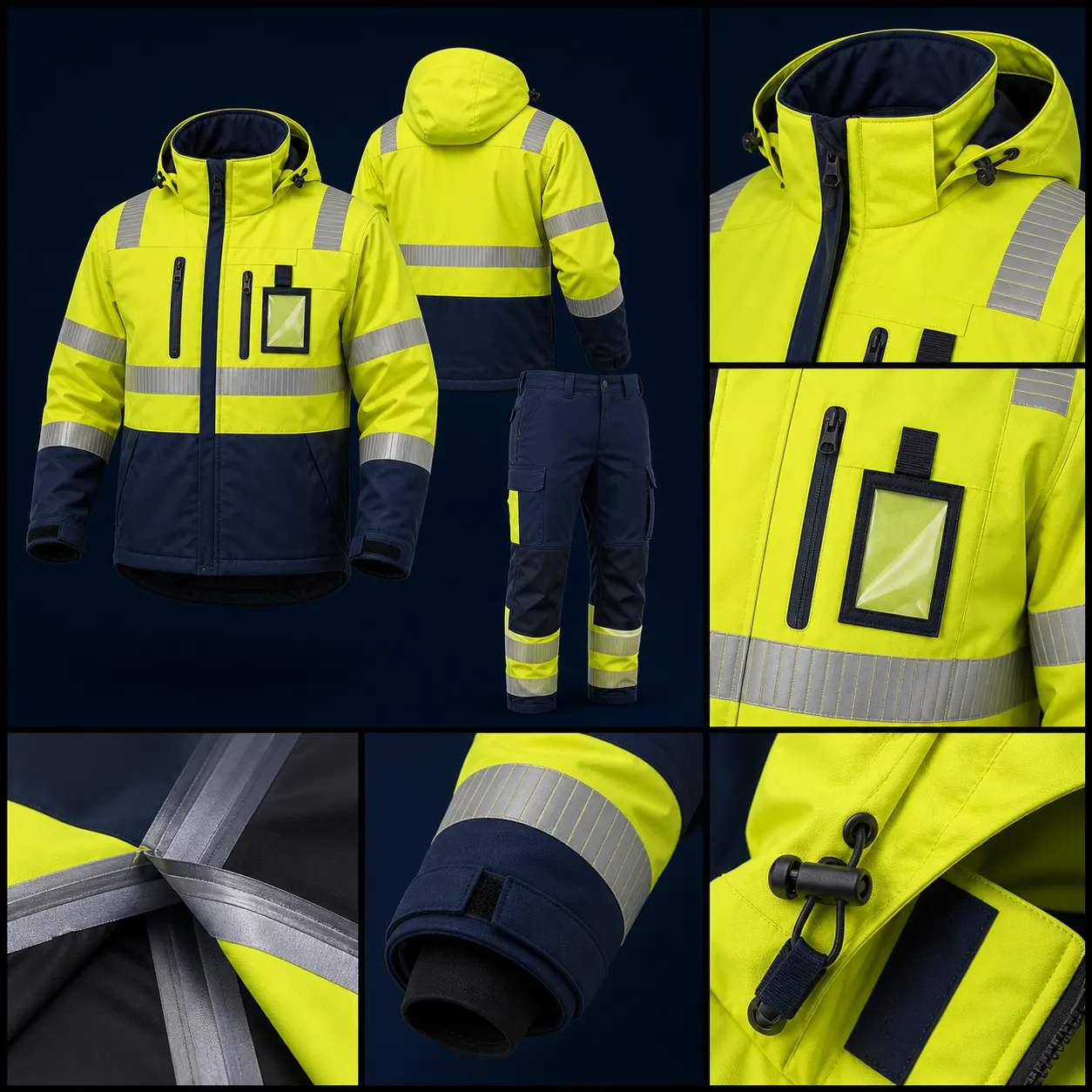 AV006 LUMEN Loader HiVis Jacket - 1