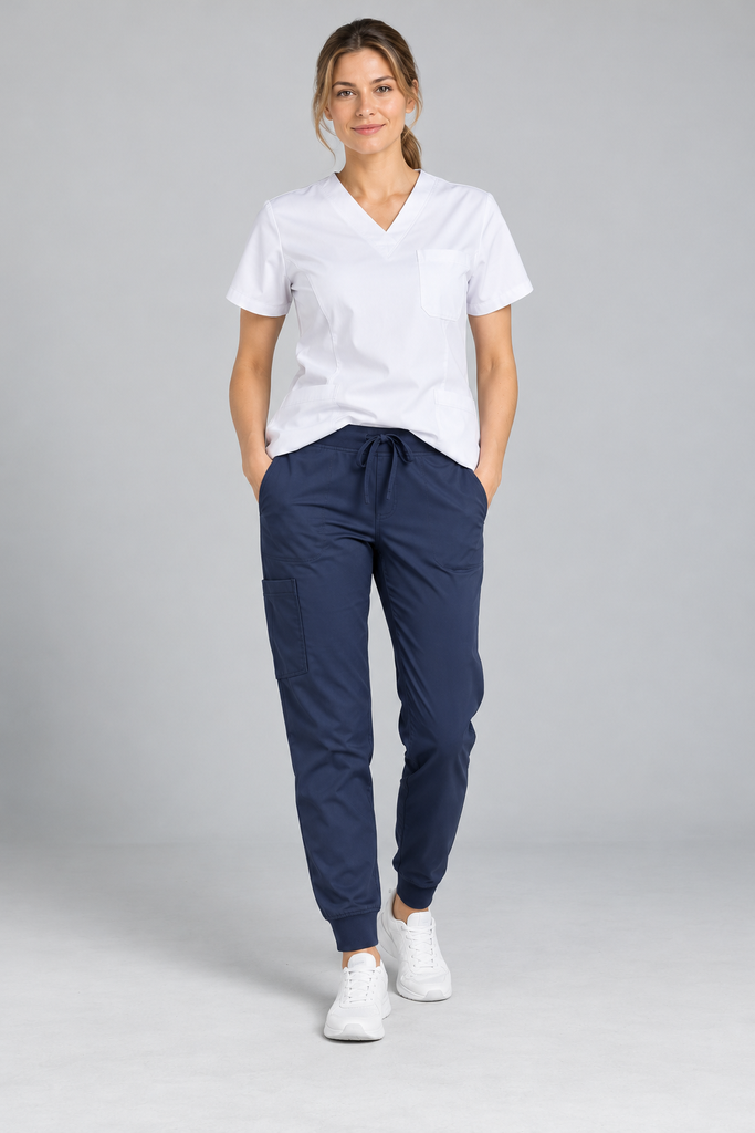 HM016 LUVIA Women's Stretch Jogger Scrub Trousers - 1