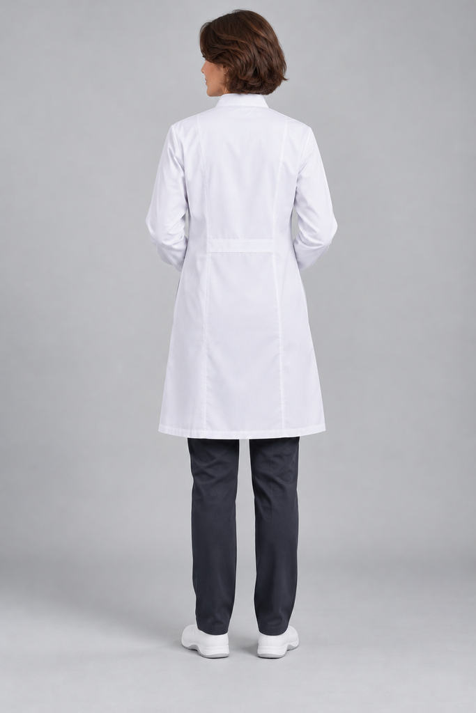 HM019 PROBA Laboratory Coat with Knit Cuffs - 3