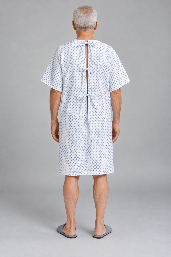 HM023 LENIS Back-Tie Patient Gown - 3