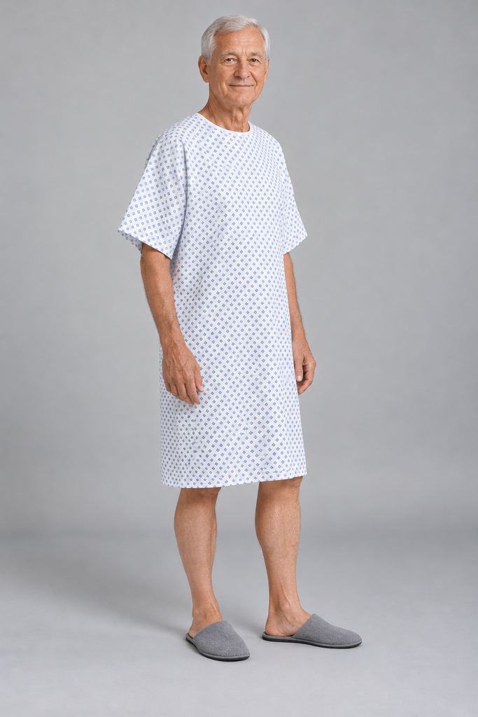 HM023 LENIS Back-Tie Patient Gown - 4