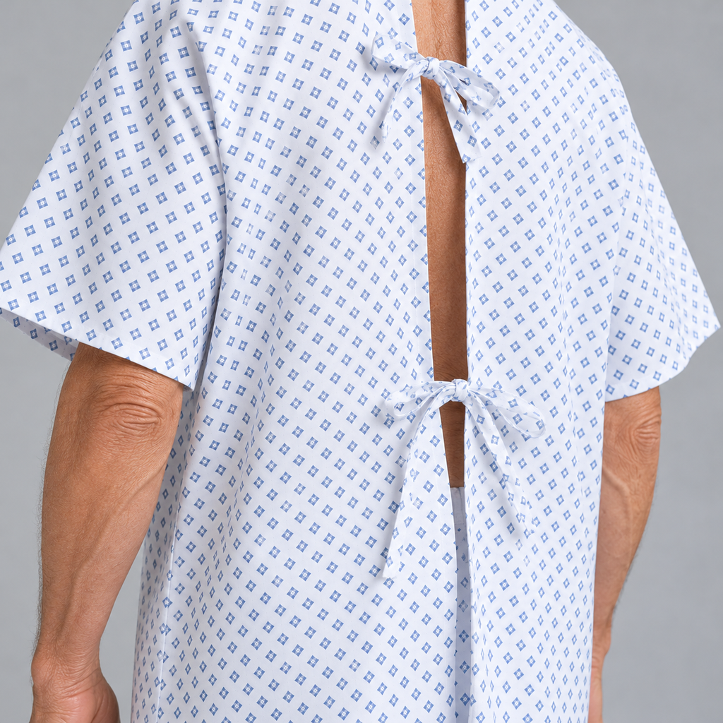 HM023 LENIS Back-Tie Patient Gown - 6