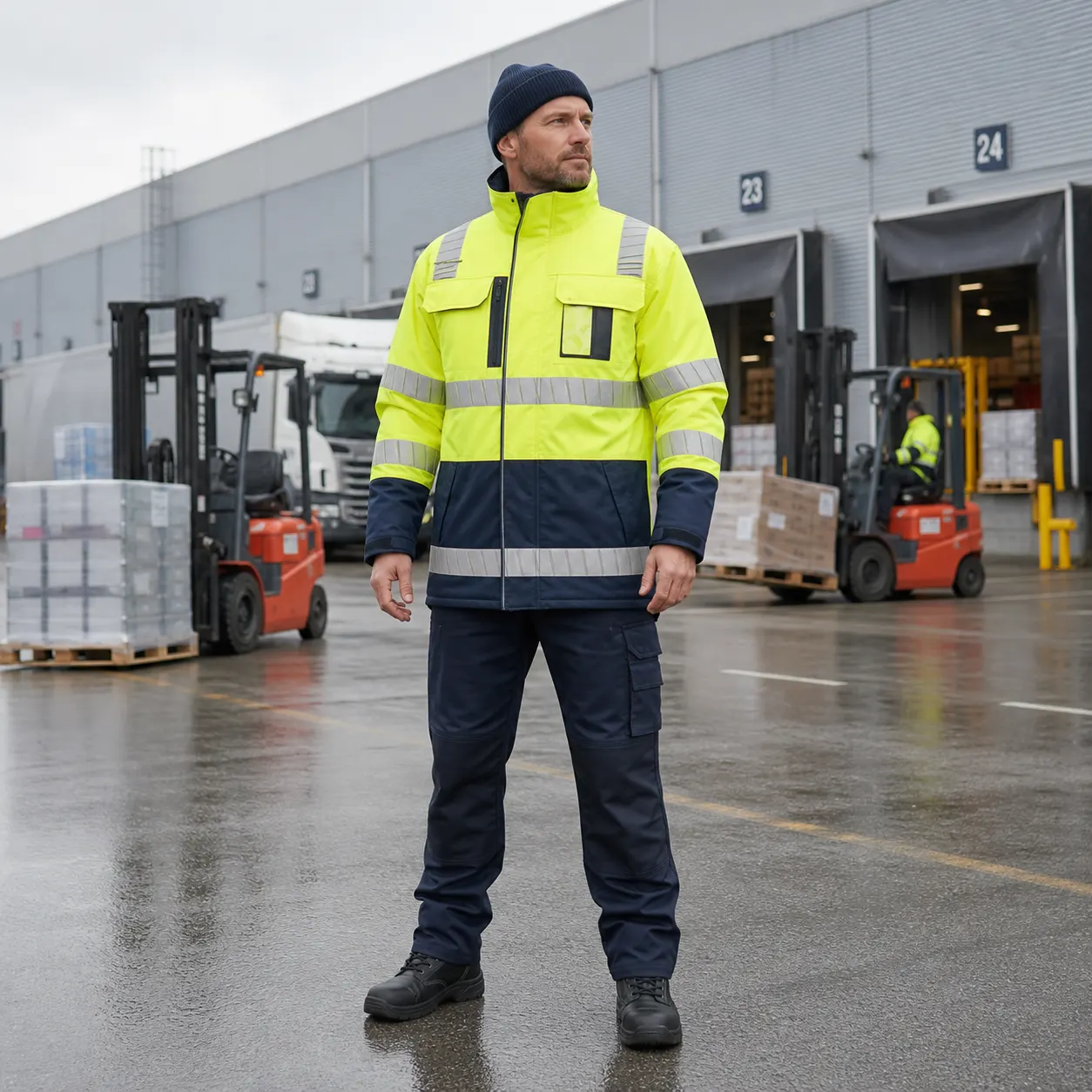 IL002 AURORA Heavy-Duty HiVis Jacket