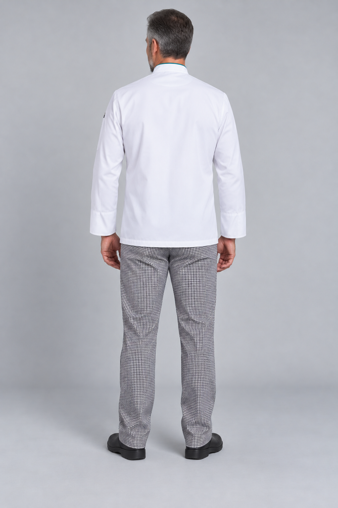 HM029 CIBUS Hospital Kitchen Chef Jacket - 3